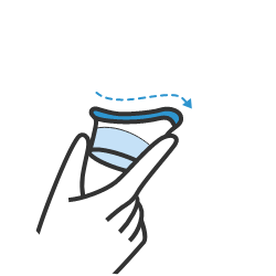 緊密貼合眼周！洗眼杯設計符合眼周弧度，帶給您極舒適的洗眼體驗。