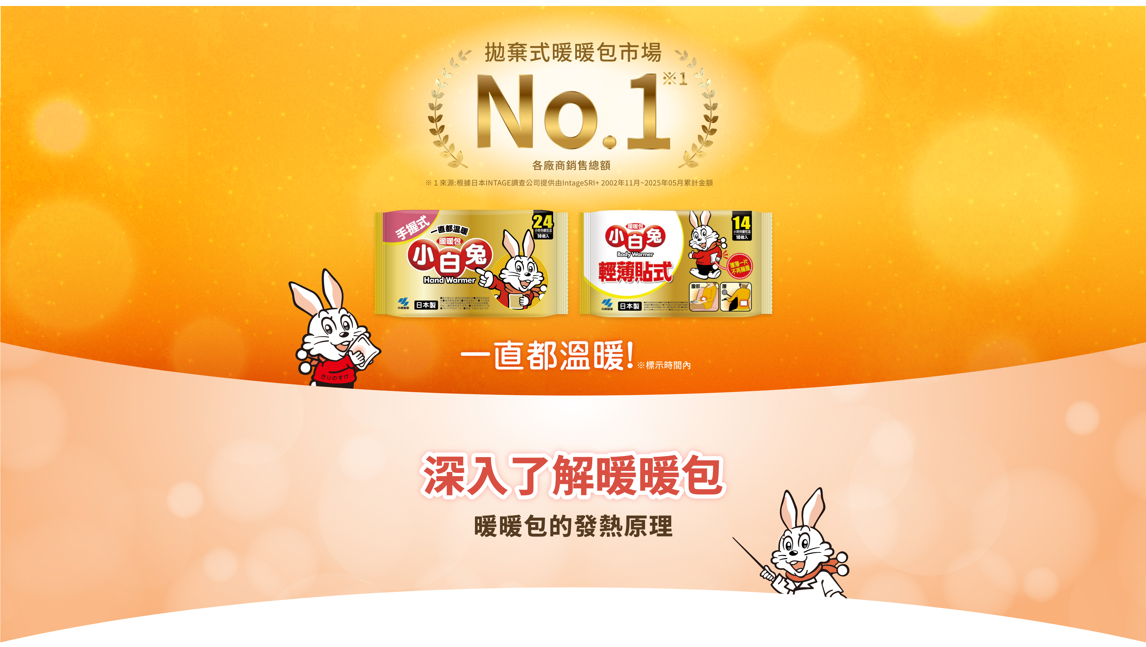 拋棄式暖暖包市場No.1 深入了解暖暖包 暖暖包的發熱原理